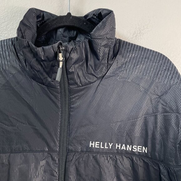 Helly Hansen Mens XL Mountain Jacket Black Outdoors Performance Zip Up - Picture 2 of 9